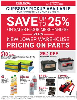 Catalogue Pep Boys from 04/26/2020