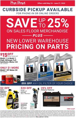 Catalogue Pep Boys from 05/24/2020