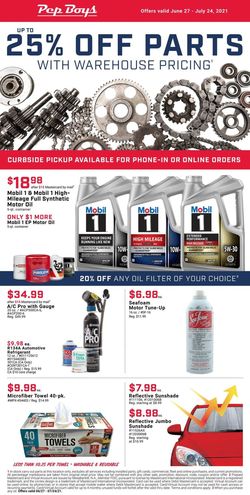 Catalogue Pep Boys from 06/27/2021