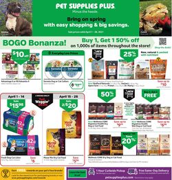 Catalogue Pet Supplies Plus from 04/01/2021
