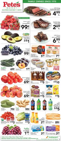 Catalogue Pete's Fresh Market from 03/17/2021