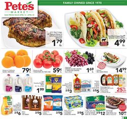 Catalogue Pete's Fresh Market from 04/14/2021