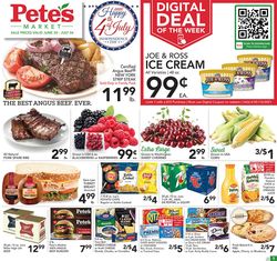 Catalogue Pete's Fresh Market from 06/30/2021