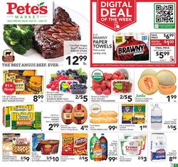 Catalogue Pete's Fresh Market from 07/21/2021