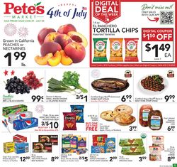 Catalogue Pete's Fresh Market from 06/29/2022
