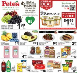Catalogue Pete's Fresh Market from 11/02/2022