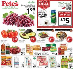 Catalogue Pete's Fresh Market from 11/25/2022