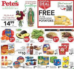 Catalogue Pete's Fresh Market from 12/07/2022