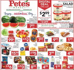 Catalogue Pete's Fresh Market from 05/24/2023