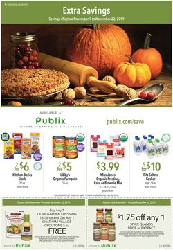 Catalogue Publix from 11/09/2019