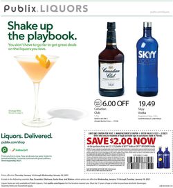 Catalogue Publix Liquor 2021 from 01/14/2021