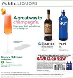Catalogue Publix Liquor 2021 from 01/28/2021