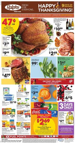 Catalogue Ralphs from 11/20/2019