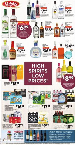 Catalogue Ralphs High Spirits, Low Prices 2020 from 12/16/2020