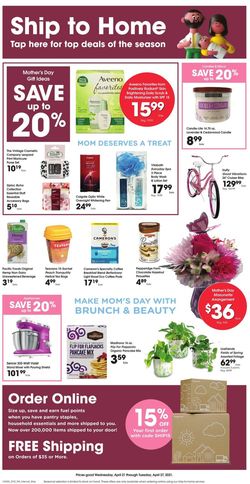Catalogue Ralphs from 04/21/2021