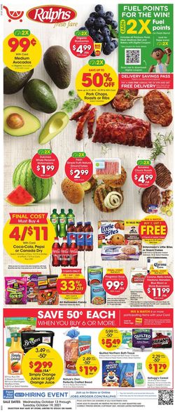 Catalogue Ralphs from 10/13/2021