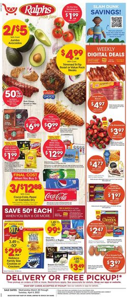 Catalogue Ralphs from 03/30/2022