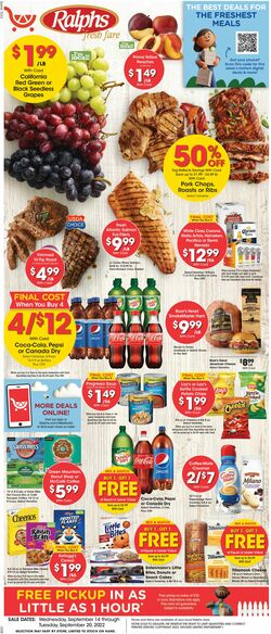 Catalogue Ralphs from 09/14/2022