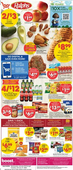 Catalogue Ralphs from 01/25/2023