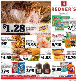 Catalogue Redner’s Warehouse Market from 11/29/2019