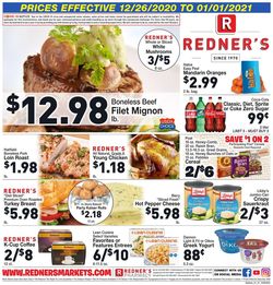 Catalogue Redner’s Warehouse Market from 12/26/2020