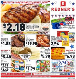 Catalogue Redner’s Warehouse Market from 09/02/2021