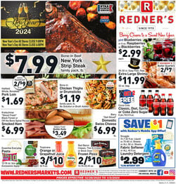 Catalogue Redner’s Warehouse Market from 12/28/2023