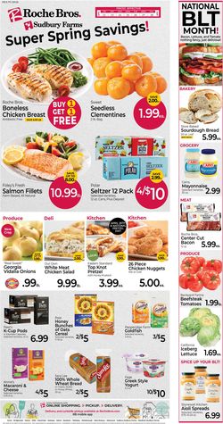 Catalogue Roche Bros. Supermarkets from 04/22/2022