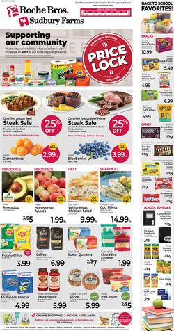 Catalogue Roche Bros. Supermarkets from 08/26/2022