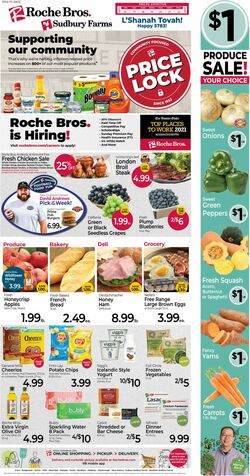 Catalogue Roche Bros. Supermarkets from 09/16/2022
