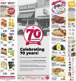 Current weekly ad Roche Bros. Supermarkets