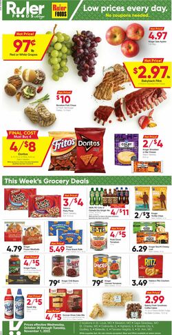 Catalogue Ruler Foods from 10/26/2022