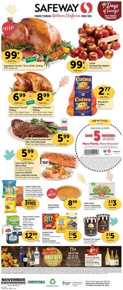 Catalogue Safeway from 11/18/2020