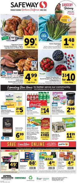 Catalogue Safeway from 04/21/2021