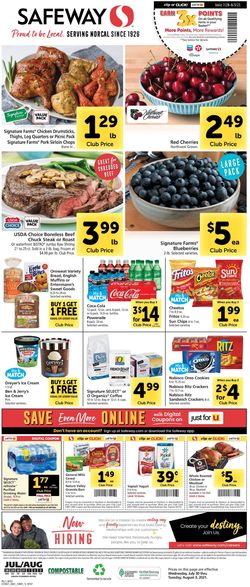 Catalogue Safeway from 07/28/2021