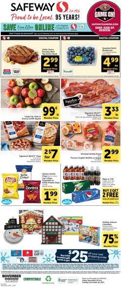 Catalogue Safeway BLACK FRIDAY 2021 from 11/26/2021