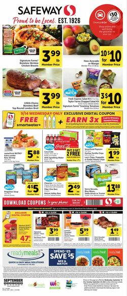 Catalogue Safeway from 09/14/2022