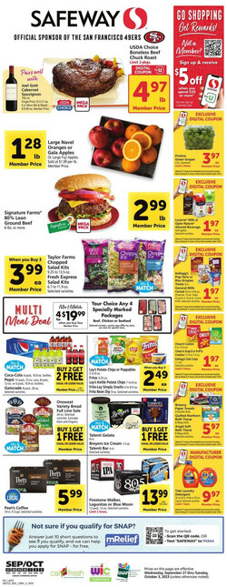 Catalogue Safeway from 09/27/2023