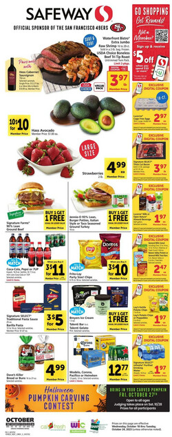 Catalogue Safeway from 10/18/2023