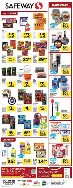Catalogue Safeway from 10/25/2023
