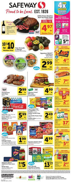 Catalogue Safeway from 01/24/2024