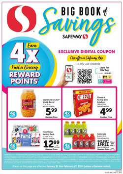 Catalogue Safeway from 01/31/2024