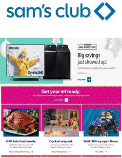 Catalogue Sam's Club from 11/27/2020