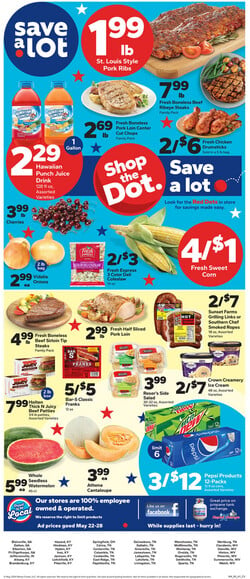 Current weekly ad Save a Lot