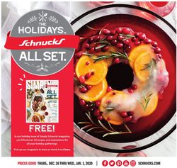 Catalogue Schnucks - Holiday Ad 2019 from 12/26/2019