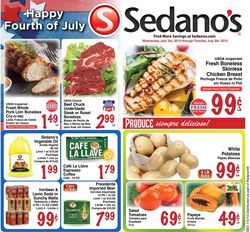 Catalogue Sedano's from 07/03/2019