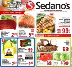 Catalogue Sedano's from 03/18/2020