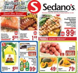 Catalogue Sedano's from 08/26/2020