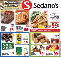 Catalogue Sedano's from 09/30/2020