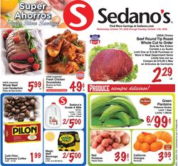 Catalogue Sedano's from 10/07/2020